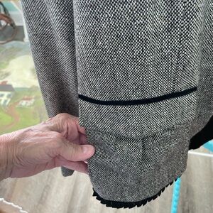 Dialogue Black and Gray Women's Jacket and black pants nwot